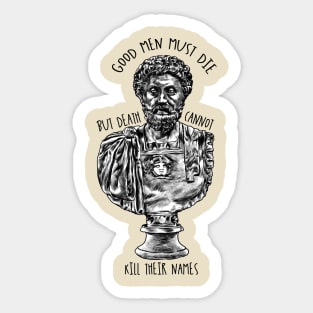 Tribute to Marcus Aurelius - The Roman Emperor and Stoic Philosopher King (161–180) - SPQR Fan Art Sticker